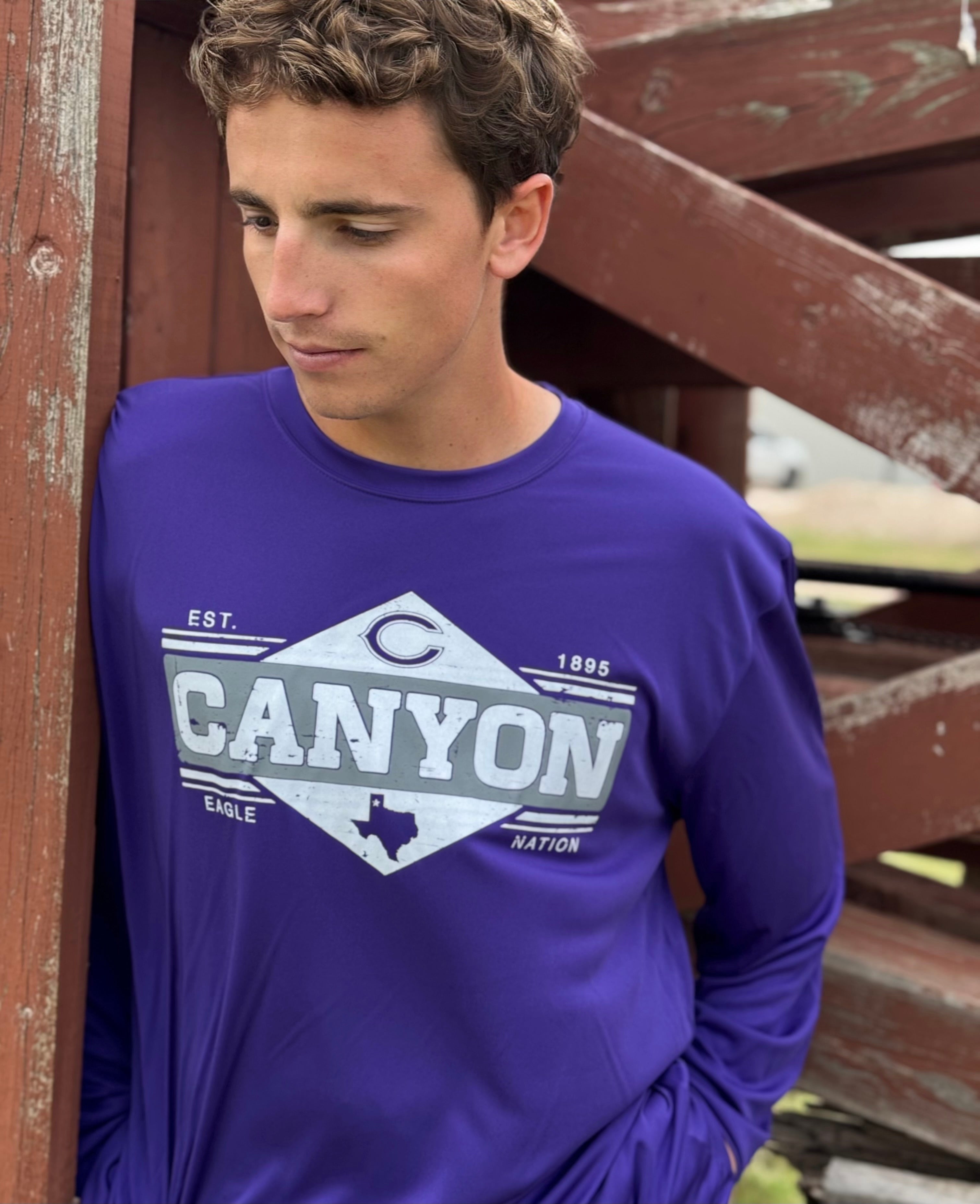 トップス canyon clothing handwaving tee Handwaving tee navy | Canyon Clothing