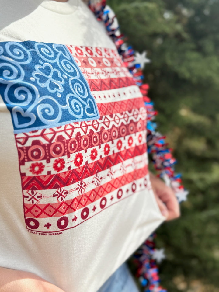 Barb's Flag Tee by Texas True Threads
