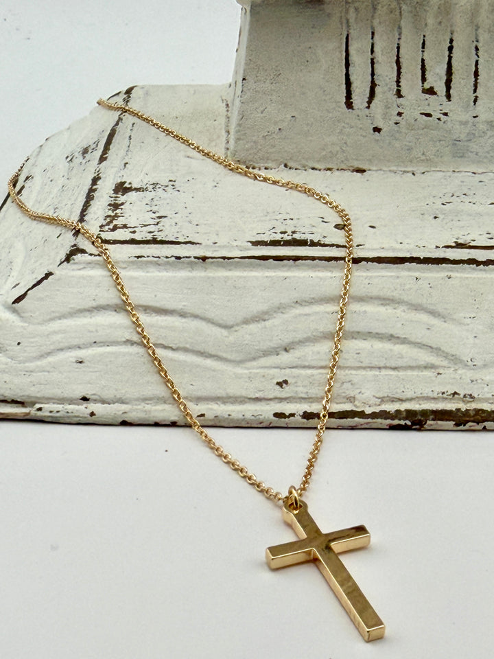 Pauline Gold Cross Necklace