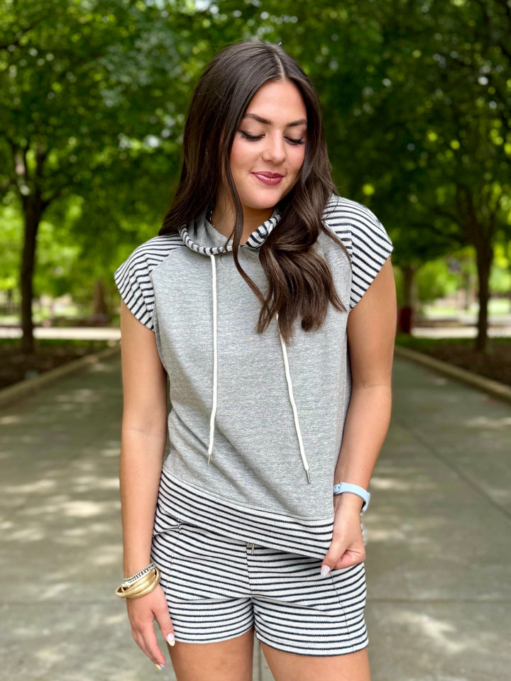 Cozy Cute Grey Short Set