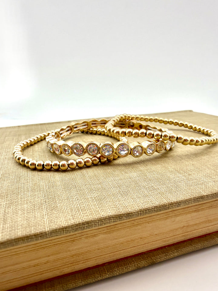 Logan Clear Bracelet Set