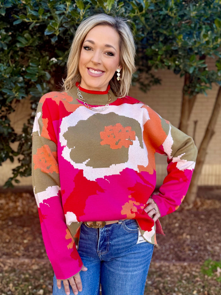 Willow Way Multi Color Sweater