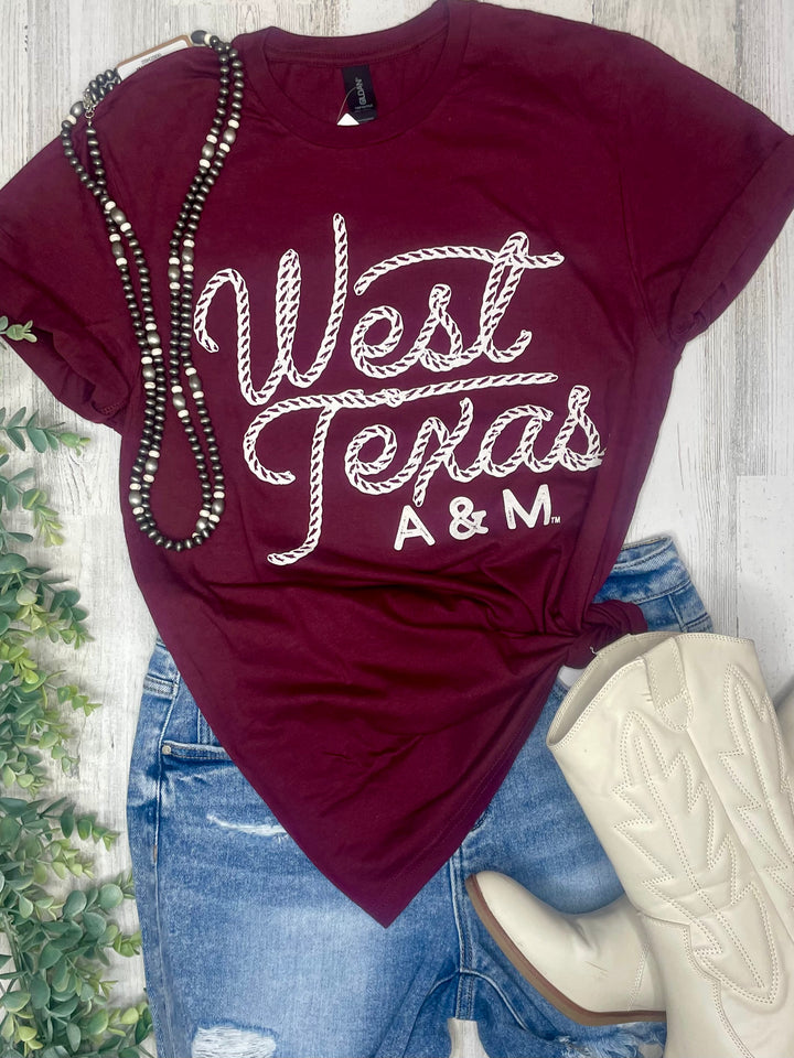 West Texas A&M Rope Tee