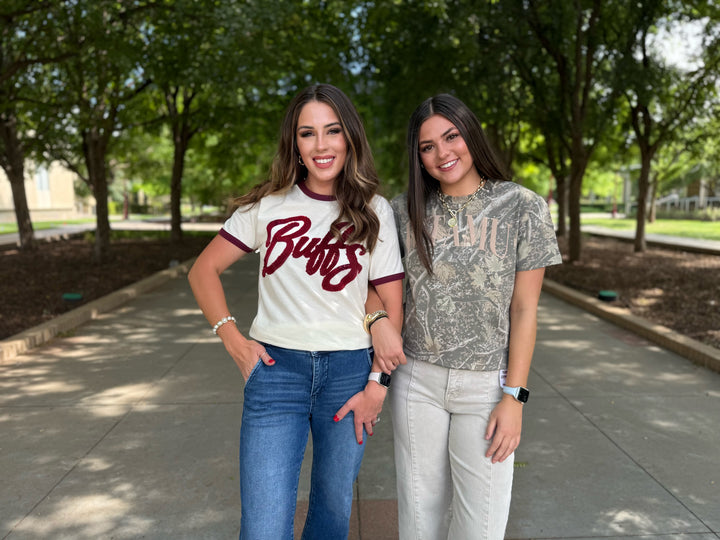 WTAMU Puff Camo Graphic Tee