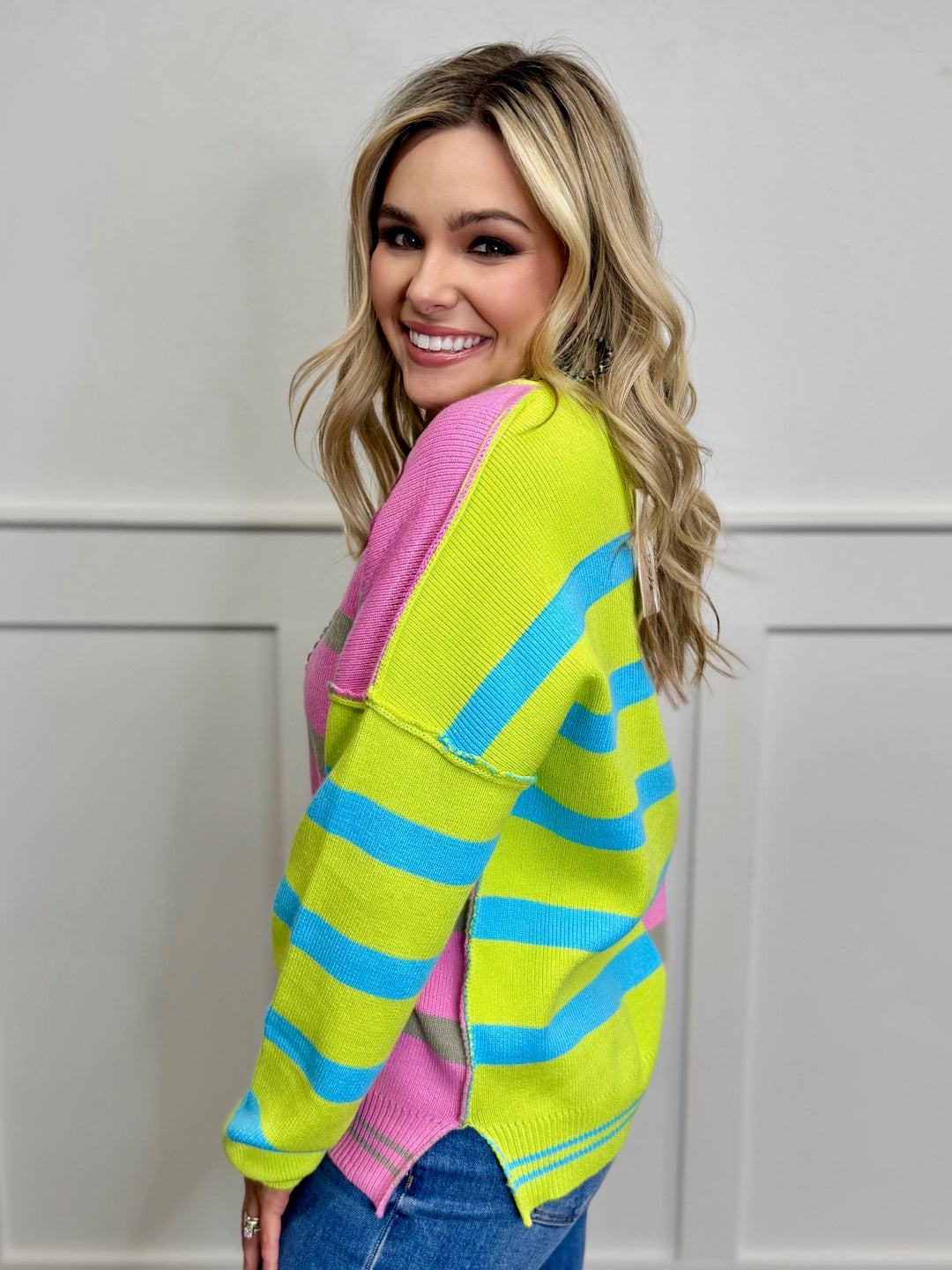 Cozy Season Lime Sweater