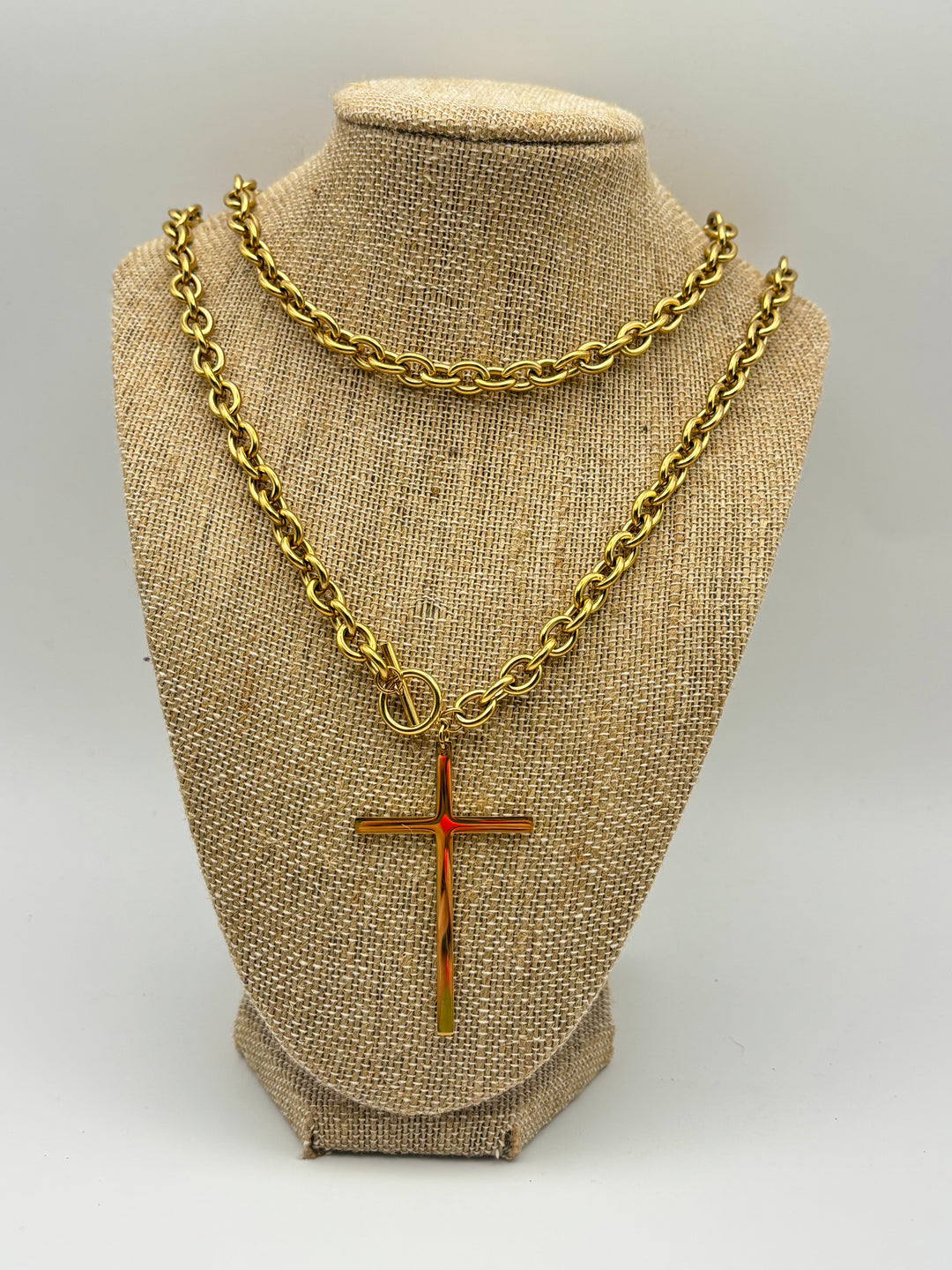 Wrap Around Cross Necklace by ChansuttPearls
