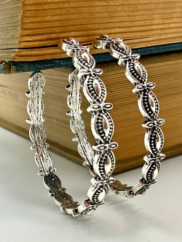 Westie Silver Hoops