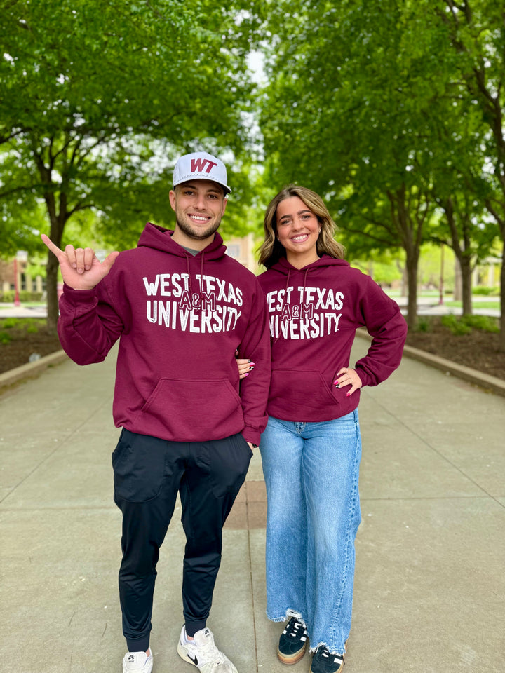 Maroon West Texas A&M Hoodie