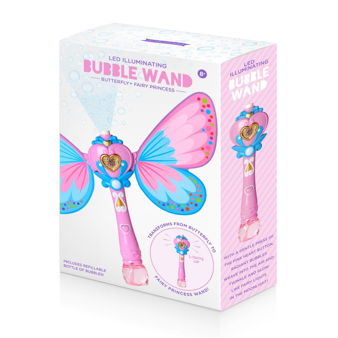 Fairy Butterfly LED Bubble Wand