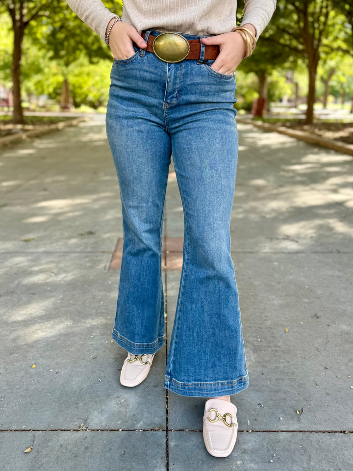 Hannah Petite Length Flare Jean by Judy Blue