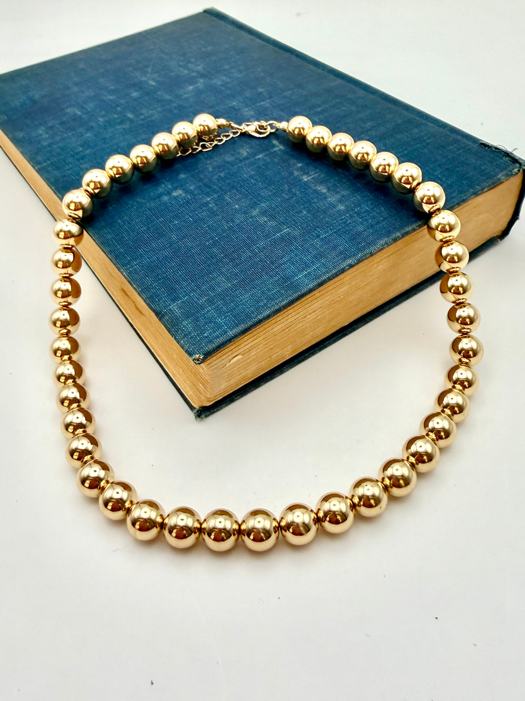 Kyla Gold Beaded Necklace