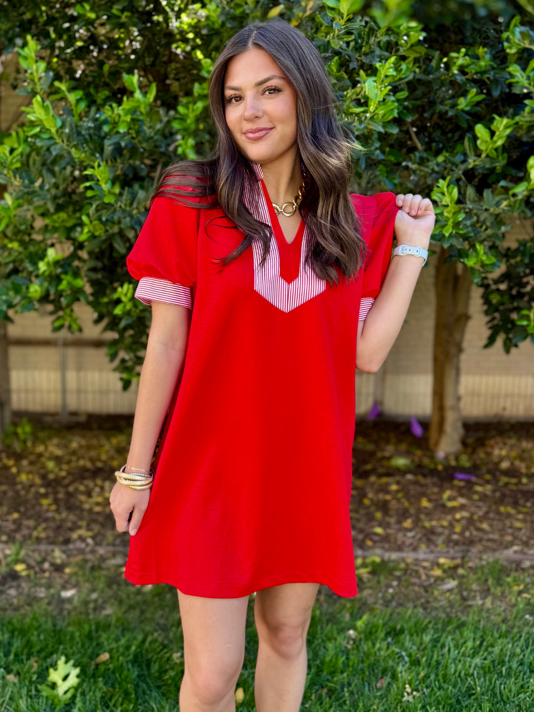 Classic Comfort V-Neck Dresses