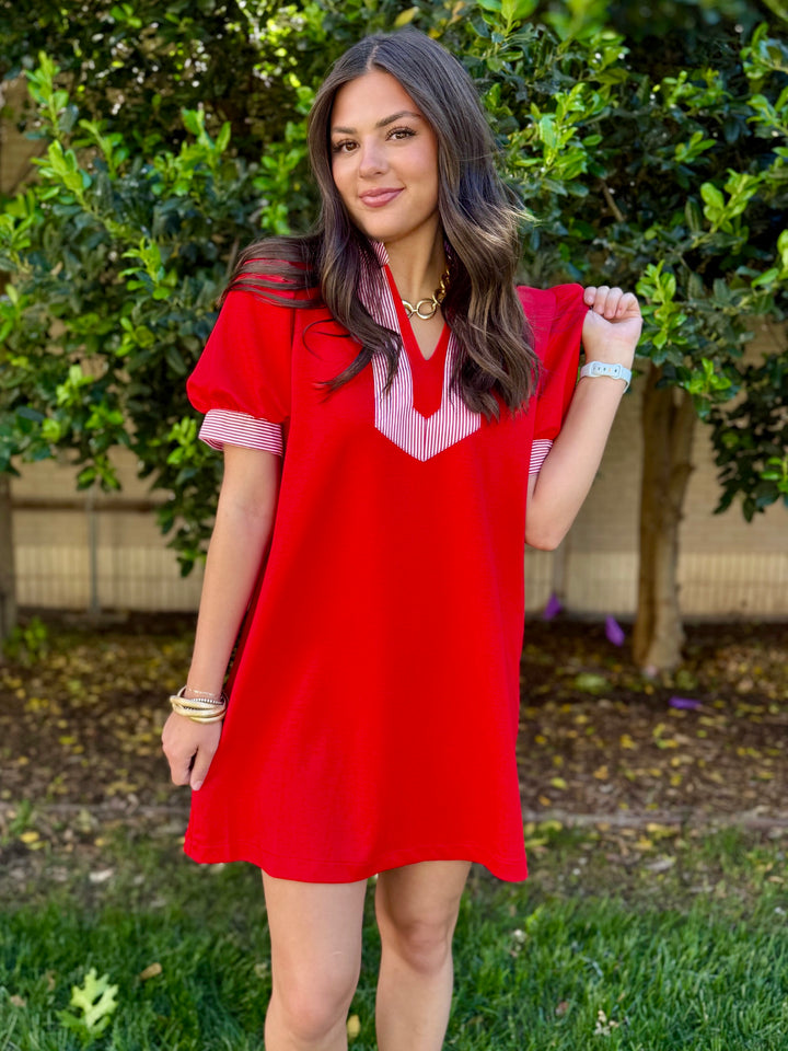 Classic Comfort V-Neck Dresses