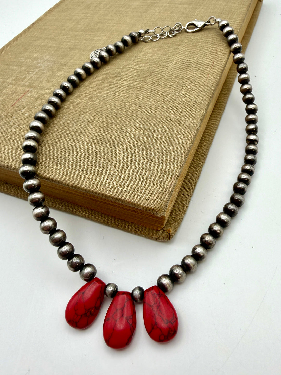 Rosa Red Stone Necklace