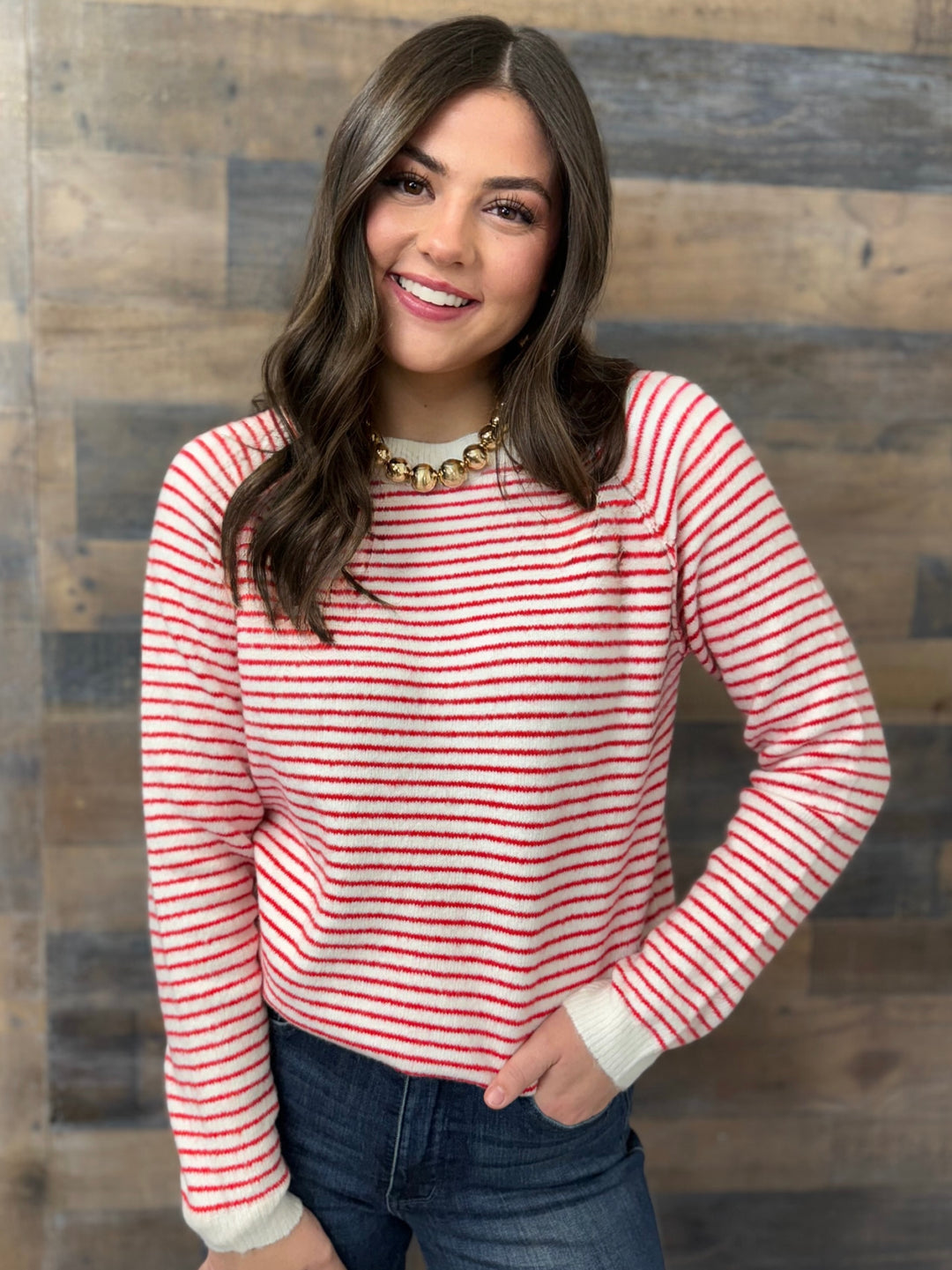 Candy Cane Stripes Sweater