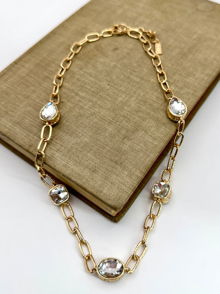 Charlie Chunky Rhinestone Necklace