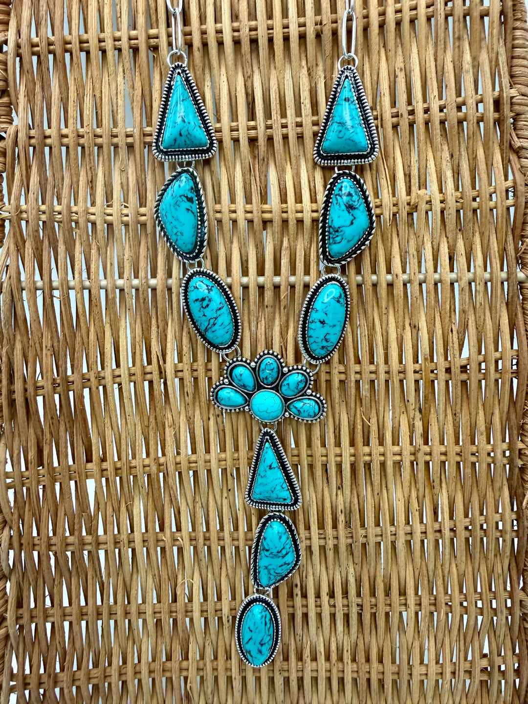 Sunset Turquoise Long Necklace