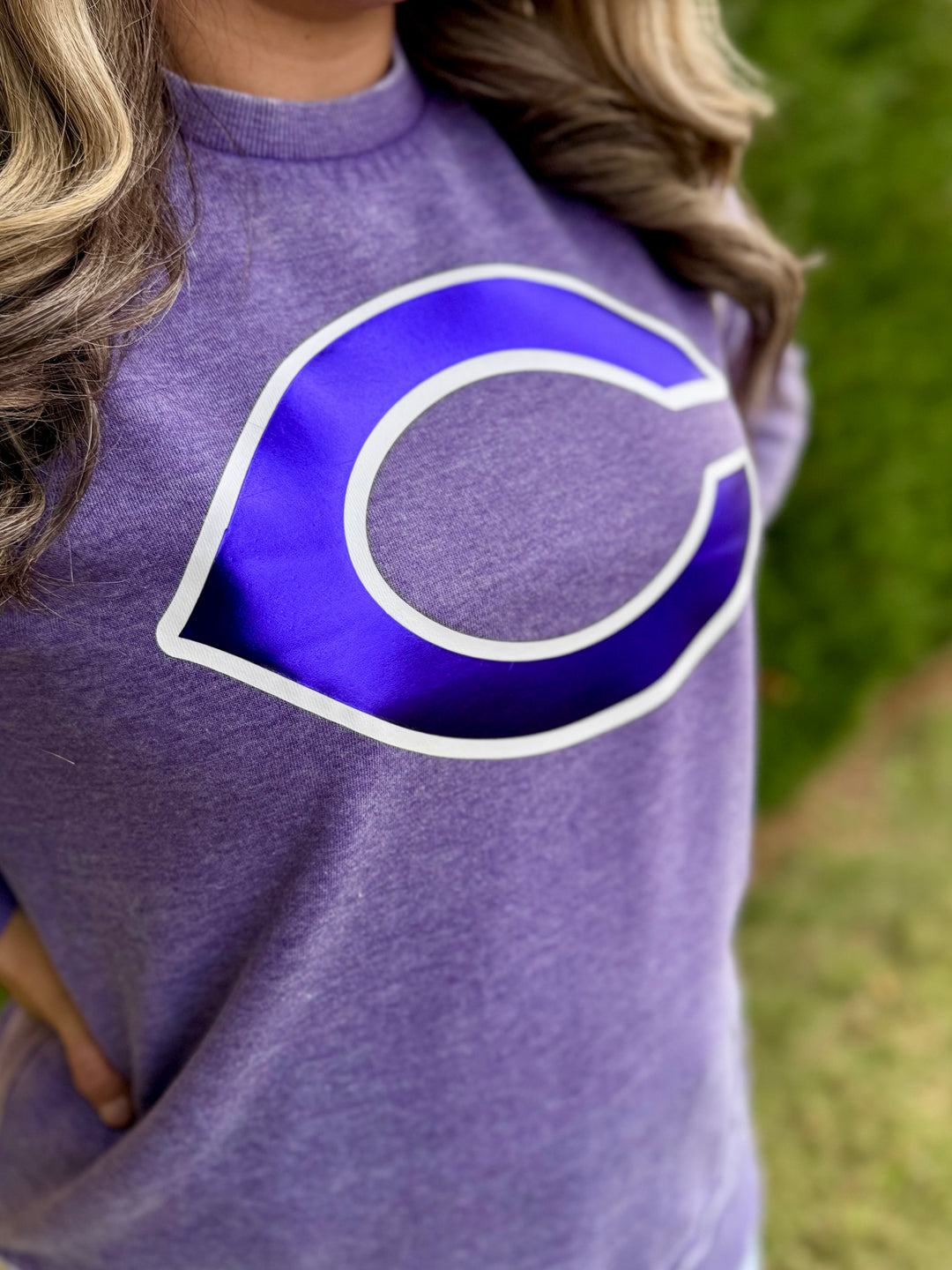 Canyon C Metallic Puff Poncho