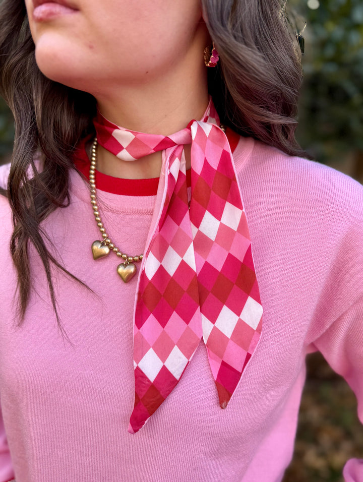 Pink Diamond Twilly Scarf