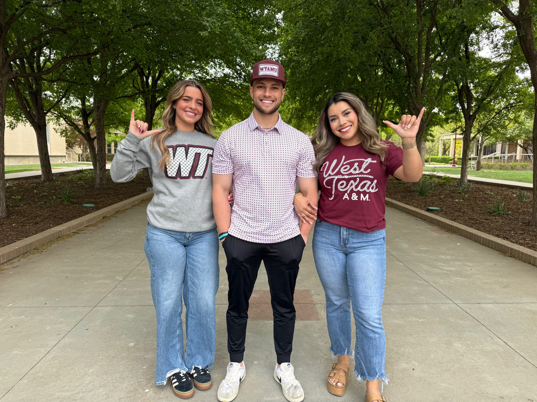 Burlebo Texas White & Maroon Polo