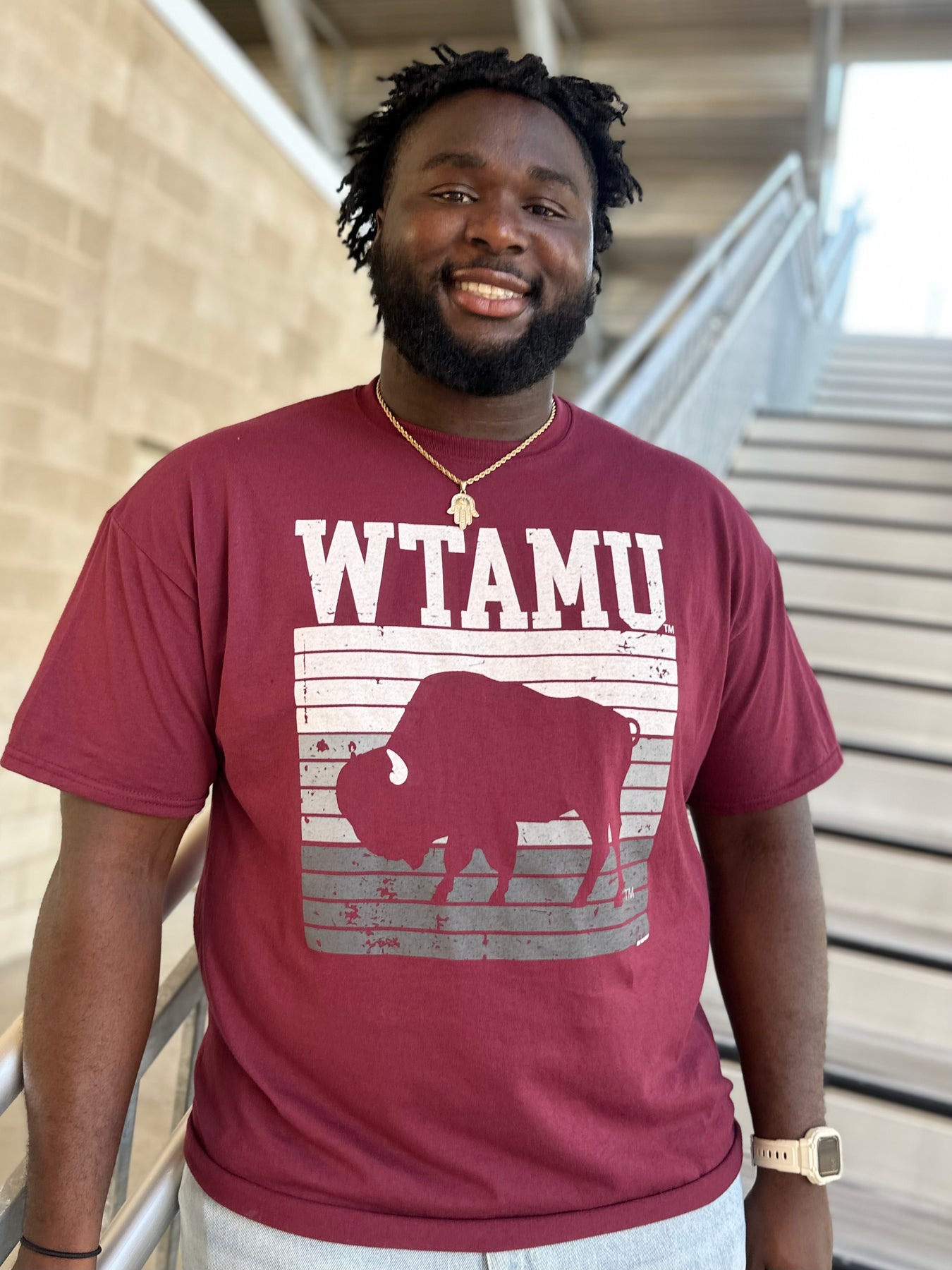 WTAMU Ombre Buffalo Blessed Buffalo Boutique