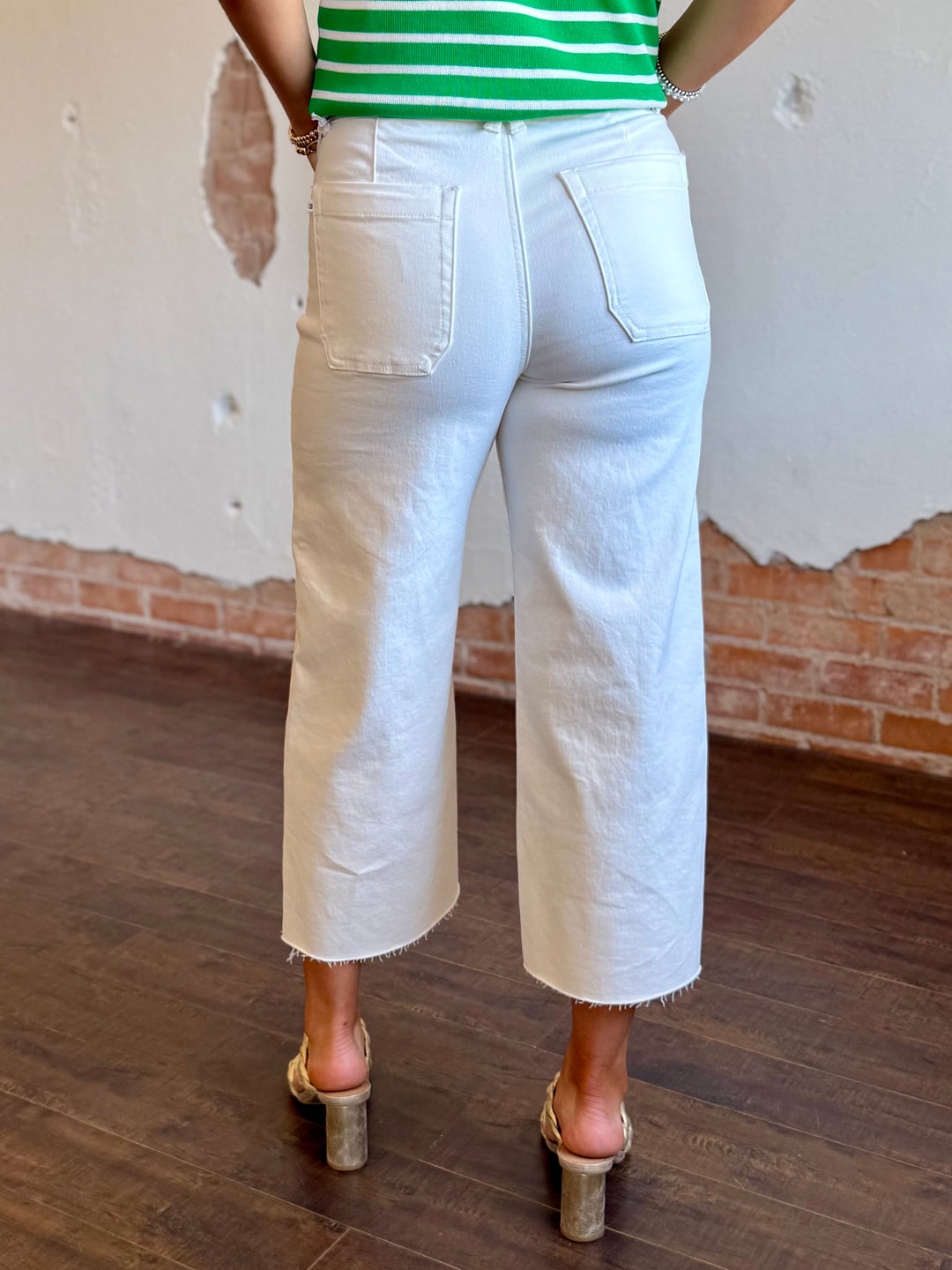 Rosa High Rise Patch Pocket Crop Jean by Judy Blue