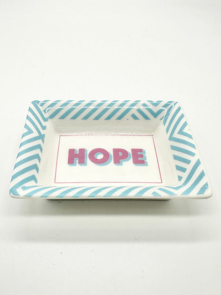 Words of Wisdom Porcelain Trinket Tray