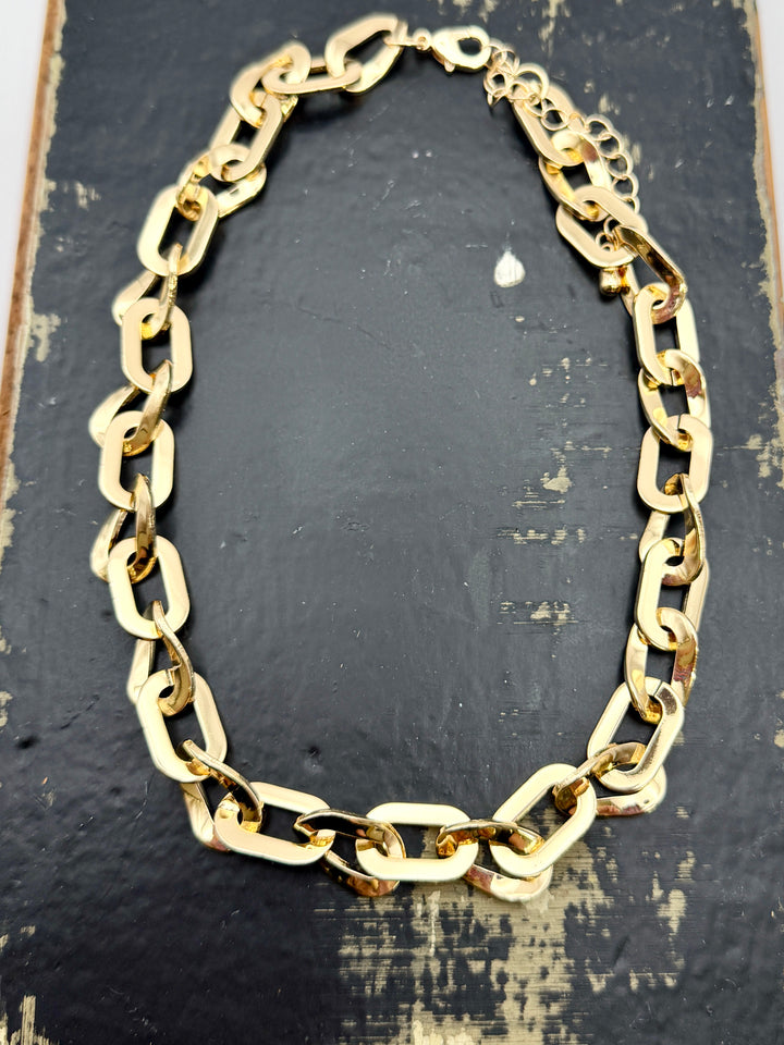 Luna Open Link Necklace