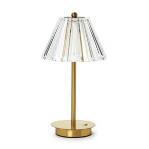 LED Cordless Table Lamp with Acrylic Shade