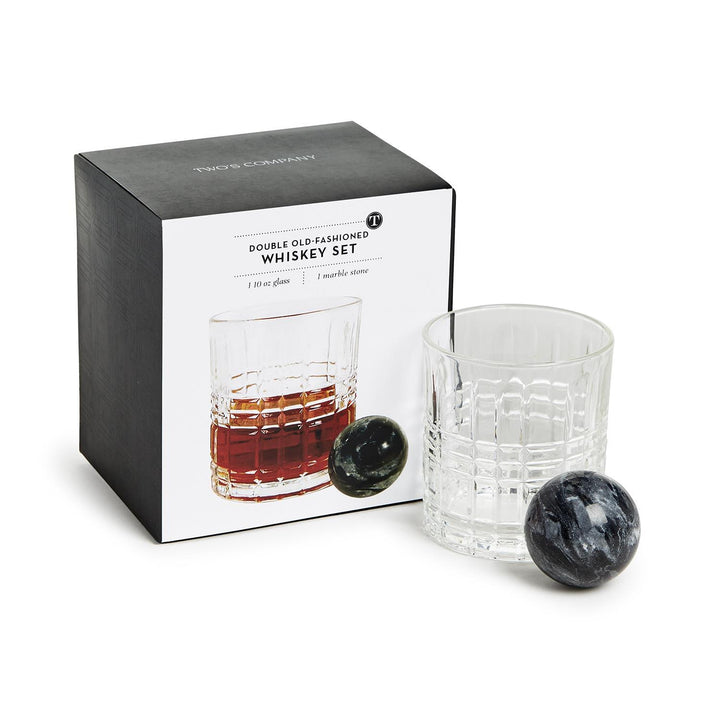 Double Old Fashioned Whiskey Set
