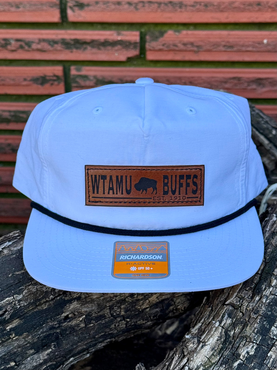 WTAMU Buffs Leather Patch Cap