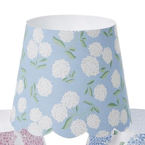 Hydrangea Paper Shade Covers