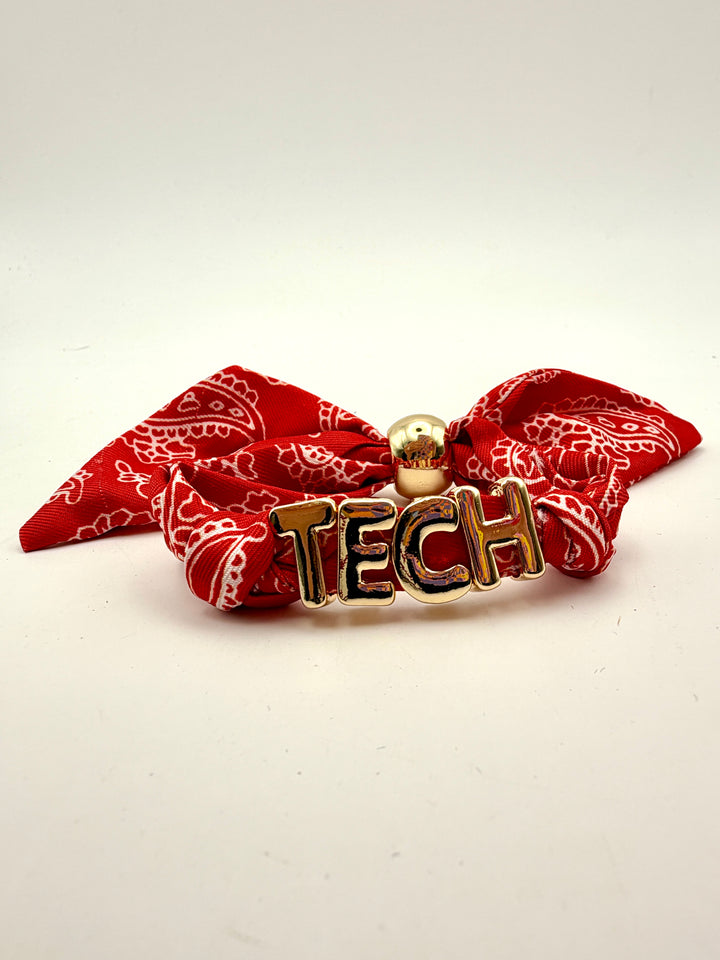 Texas Tech Bandana Slider Bracelet