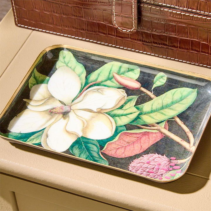 Fall Florals Metal Trinket Trays