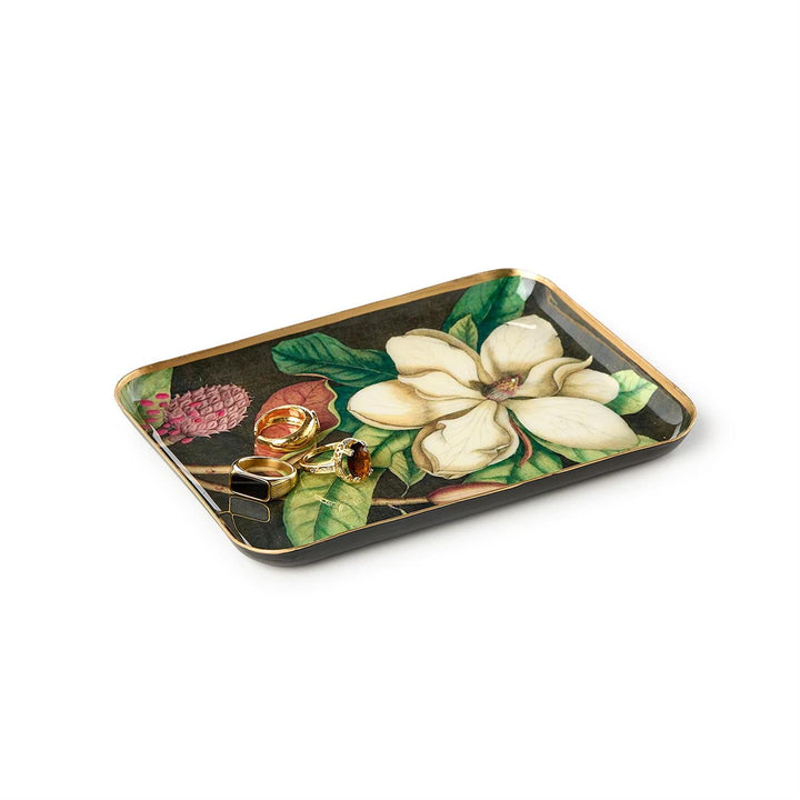 Fall Florals Metal Trinket Trays