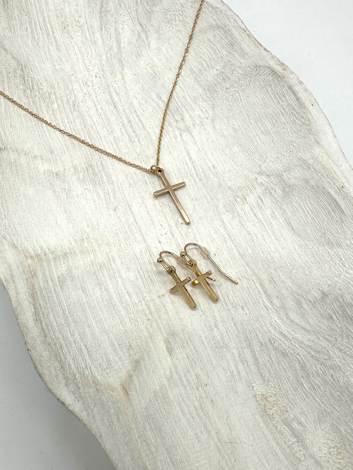 Simple Faith Necklace & Earring Set