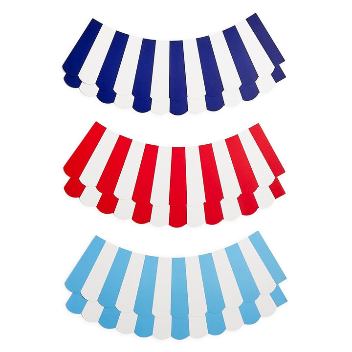 Awning Stripe Paper Lamp Shade Covers