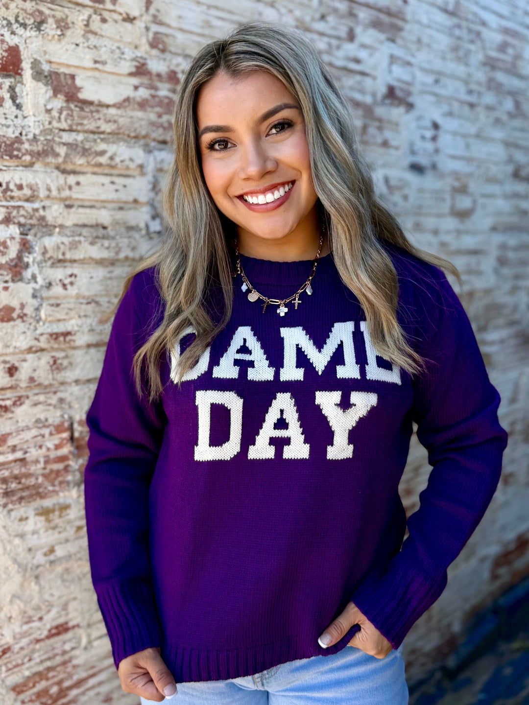 Game Day Purple Sweater