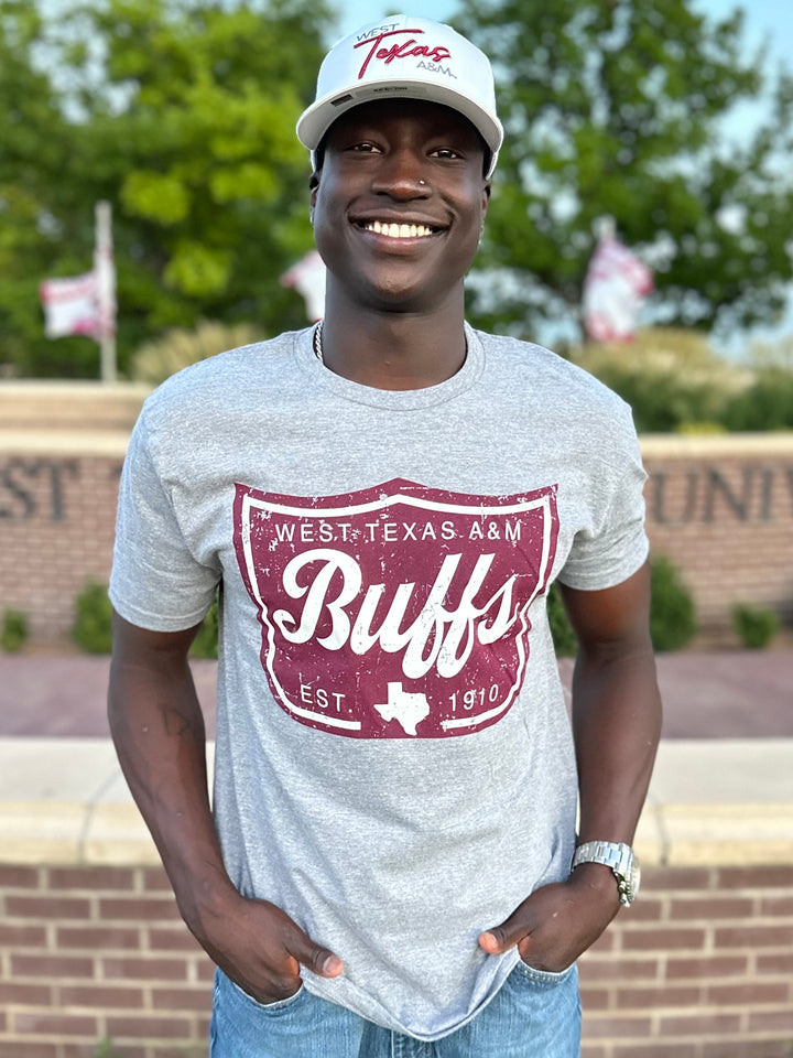 West Texas A&M Buffs Vintage Shield Tee