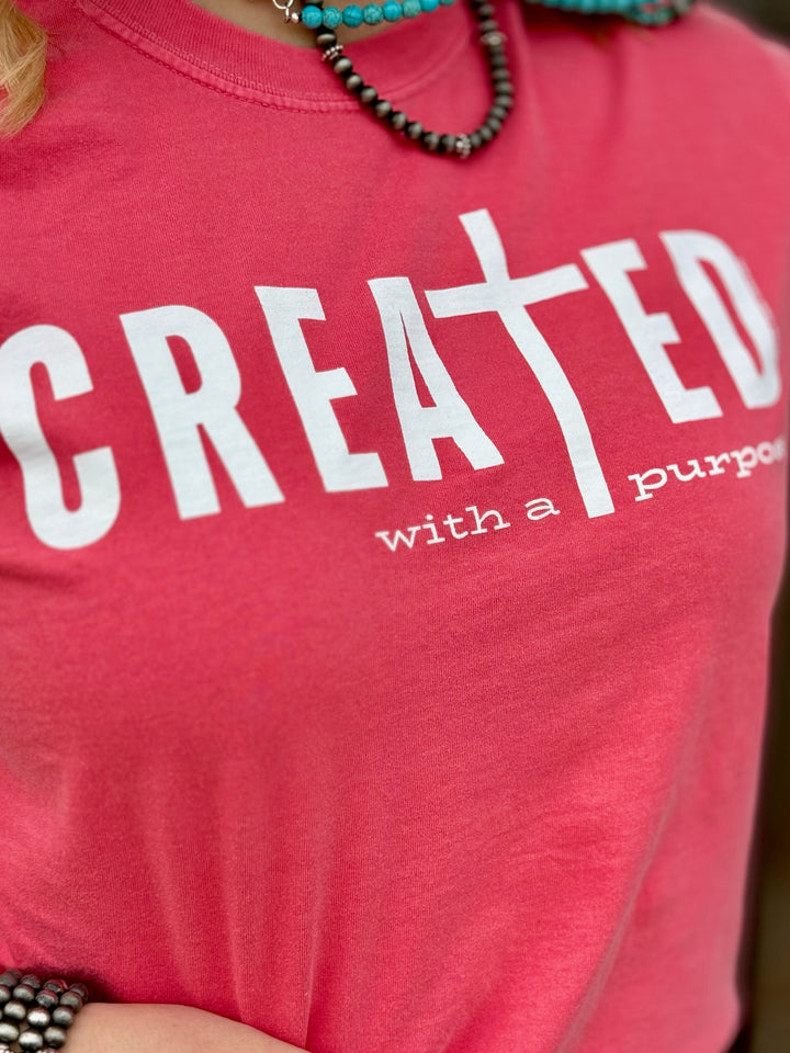 Created With A Purpose Tee by Texas True Threads