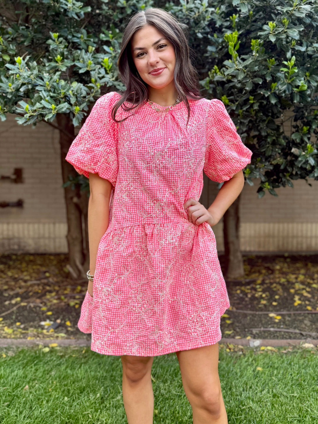 Beach Days Gingham Dress