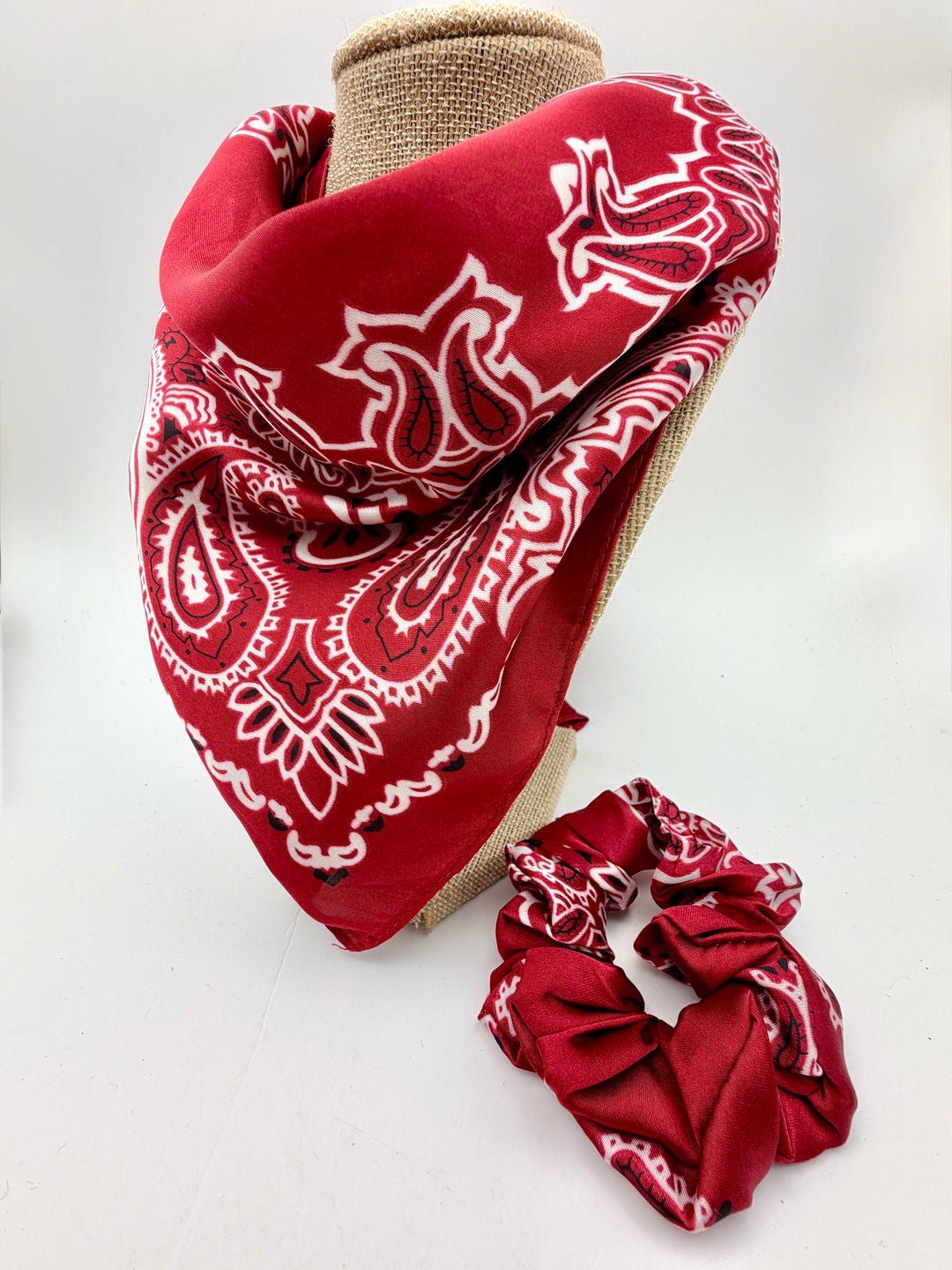 Maroon Bandana Wild Rag