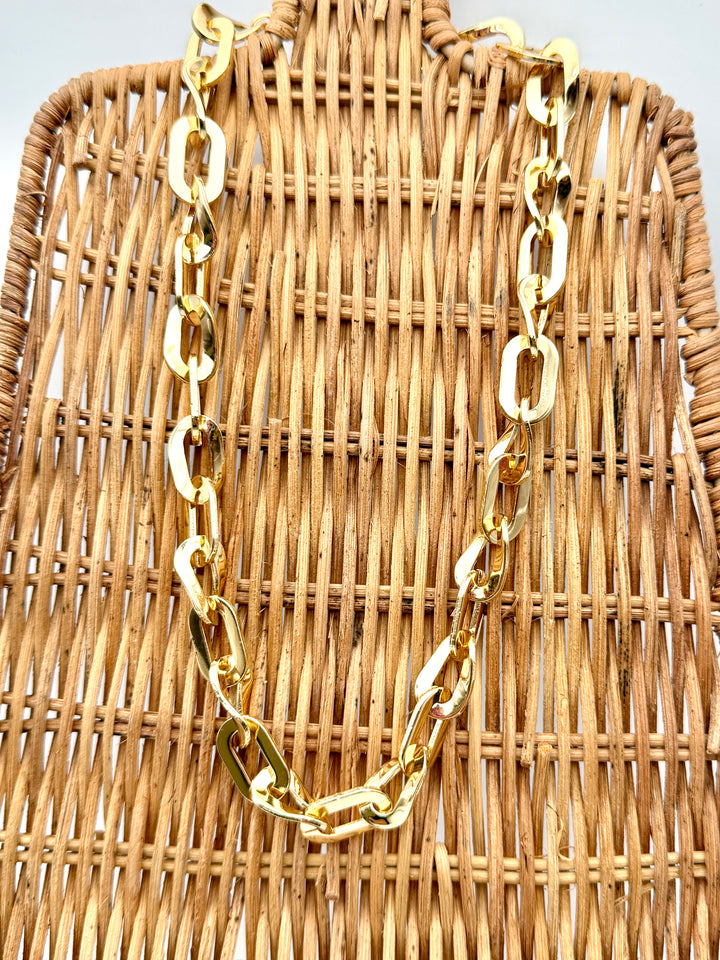 Luna Open Link Necklace