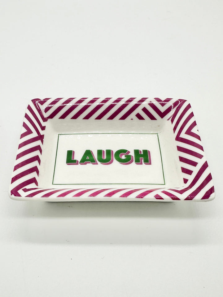 Words of Wisdom Porcelain Trinket Tray