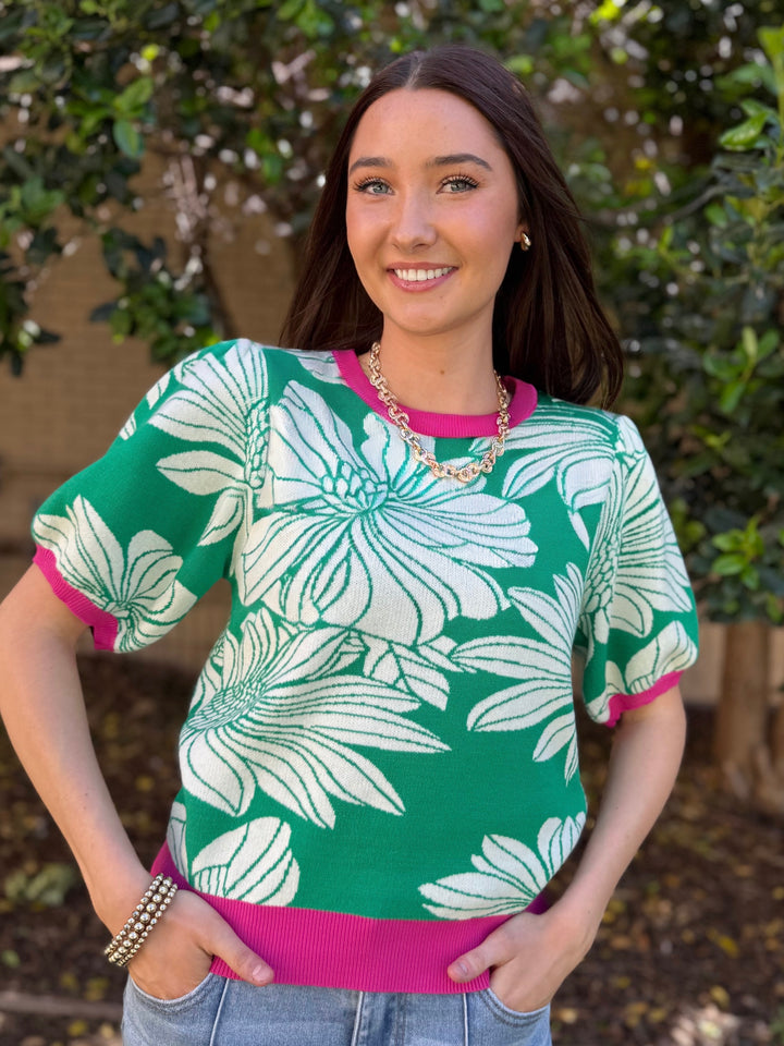 Spring Fling Knit Sweater