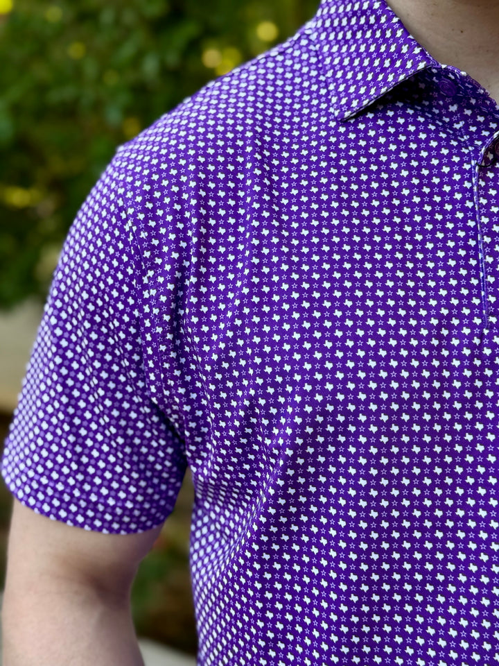 Purple Lonestar Polo by High Creek Outdoors