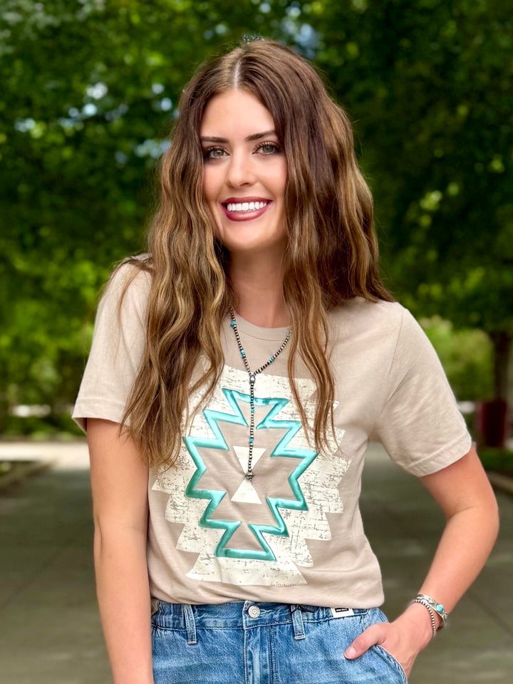 Emmy Aztec Tee by Texas True Threads