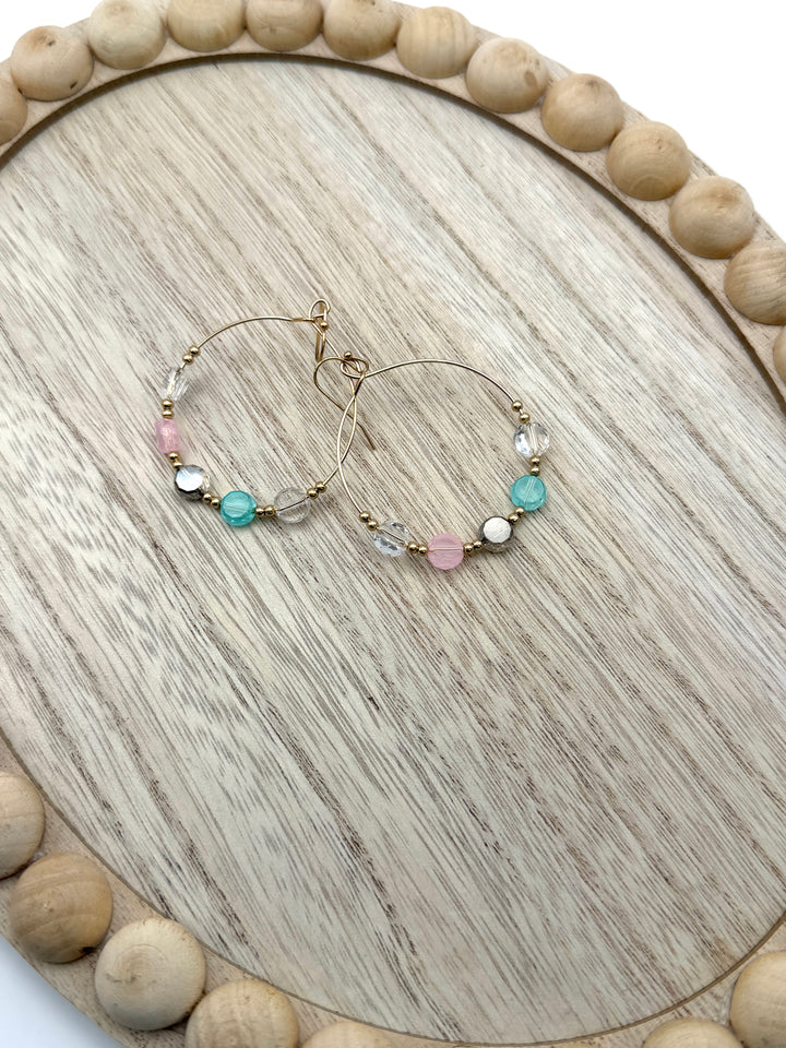 Omega Circle Earrings