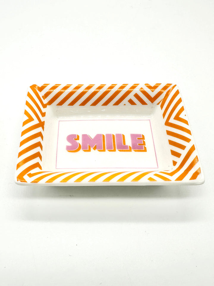 Words of Wisdom Porcelain Trinket Tray