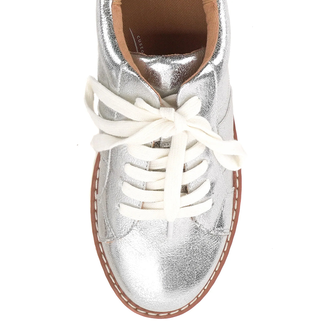 Marcell Silver Platform Sneaker by Yellow Box